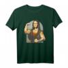Lifting Mona Lisa - Fitness Bodybuilding T-Shirt für Muskelaufbau, Krafttraining & Spaß im Gym
