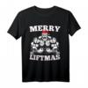 Herren Lustiges Weihnachts-Workout T-Shirt - Festliches Bodybuilding Shirt mit Humor für Weihnachten & Fitnessfans