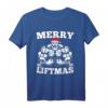 Herren Lustiges Weihnachts-Workout T-Shirt - Festliches Bodybuilding Shirt mit Humor für Weihnachten & Fitnessfans