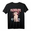 Flexolotl Bodybuilding Fitness Gym T-Shirt – Lustiges Motiv für Bodybuilder, Fitnesstrainer & Fitnessliebhaber