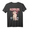 Flexolotl Bodybuilding Fitness Gym T-Shirt – Lustiges Motiv für Bodybuilder, Fitnesstrainer & Fitnessliebhaber
