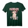 Flexolotl Bodybuilding Fitness Gym T-Shirt – Lustiges Motiv für Bodybuilder, Fitnesstrainer & Fitnessliebhaber