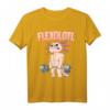 Flexolotl Bodybuilding Fitness Gym T-Shirt – Lustiges Motiv für Bodybuilder, Fitnesstrainer & Fitnessliebhaber
