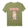 Flexolotl Bodybuilding Fitness Gym T-Shirt – Lustiges Motiv für Bodybuilder, Fitnesstrainer & Fitnessliebhaber