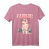 Flexolotl Bodybuilding Fitness Gym T-Shirt – Lustiges Motiv für Bodybuilder, Fitnesstrainer & Fitnessliebhaber