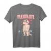 Flexolotl Bodybuilding Fitness Gym T-Shirt – Lustiges Motiv für Bodybuilder, Fitnesstrainer & Fitnessliebhaber