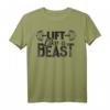 Lift Like A Beast Shirt - Motivations-T-Shirt für Fitness & Bodybuilding, Perfektes Geschenk für Sportfans