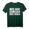 Es Muss Nicht Schmecken Es Muss Wirken Bodybuilding T-Shirt – Motivationsgeschenk für Bodybuilder & Fitnessliebhaber, klassisch geschnitten