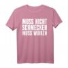 Es Muss Nicht Schmecken Es Muss Wirken Bodybuilding T-Shirt – Motivationsgeschenk für Bodybuilder & Fitnessliebhaber, klassisch geschnitten