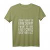 Damen I Don't Want to Look Skinny T-Shirt - Lustiges Workout Shirt mit V-Ausschnitt, ideales Geschenk für Fitnessliebhaber und Sportfans