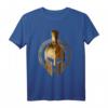 Golden Spartan Helm Fitness T-Shirt – Gladiator Gym Symbol für Bodybuilding & Krafttraining, perfektes Geschenk für Fitness-Enthusiasten