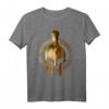 Golden Spartan Helm Fitness T-Shirt – Gladiator Gym Symbol für Bodybuilding & Krafttraining, perfektes Geschenk für Fitness-Enthusiasten
