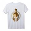 Golden Spartan Helm Fitness T-Shirt – Gladiator Gym Symbol für Bodybuilding & Krafttraining, perfektes Geschenk für Fitness-Enthusiasten