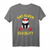 Panda Deadlift Workout T-Shirt für Gewichtheben & Bodybuilding – Perfektes Fitnessstudio-Shirt als Geschenk zum Valentinstag, Muttertag & Vatertag