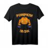 Kürbis Iron Swole Halloween Gym T-Shirt – Lustiges Workout-Shirt für Bodybuilding, Powerlifting & Kettlebell-Training zu Halloween