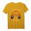 Kürbis Iron Swole Halloween Gym T-Shirt – Lustiges Workout-Shirt für Bodybuilding, Powerlifting & Kettlebell-Training zu Halloween
