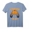 Kürbis Iron Swole Halloween Gym T-Shirt – Lustiges Workout-Shirt für Bodybuilding, Powerlifting & Kettlebell-Training zu Halloween