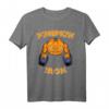 Kürbis Iron Swole Halloween Gym T-Shirt – Lustiges Workout-Shirt für Bodybuilding, Powerlifting & Kettlebell-Training zu Halloween