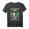 Herren Bogenschützen Opa Pfeil und Bogen Spruch T-Shirt - Lustiges Geschenk für Jäger, Hobby-Schützen & Rentner zum Vatertag