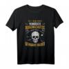 Herren Verrückter Bogenschütze T-Shirt - Retro Design mit Totenkopf und Pfeil für Bogenschützen, Jäger & Wettkämpfer