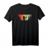 Bogenschützin Wald Silhouette T-Shirt - Perfekt für Bogenschützen und Naturfreunde