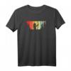 Bogenschützin Wald Silhouette T-Shirt - Perfekt für Bogenschützen und Naturfreunde