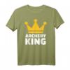 Bogenschießen König T-Shirt mit Krone – Für Meister, Sieger und begeisterte Bogenschützen