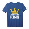 Bogenschießen König T-Shirt mit Krone – Für Meister, Sieger und begeisterte Bogenschützen