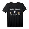 Plan für Heute Humorvolles T-Shirt mit Sprüchen Kaffee Bier Bogenschießen – Perfektes Geschenk für Freunde, Familie & humorvolle Anlässe