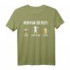 Plan für Heute Humorvolles T-Shirt mit Sprüchen Kaffee Bier Bogenschießen – Perfektes Geschenk für Freunde, Familie & humorvolle Anlässe