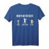 Plan für Heute Humorvolles T-Shirt mit Sprüchen Kaffee Bier Bogenschießen – Perfektes Geschenk für Freunde, Familie & humorvolle Anlässe