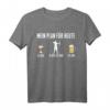 Plan für Heute Humorvolles T-Shirt mit Sprüchen Kaffee Bier Bogenschießen – Perfektes Geschenk für Freunde, Familie & humorvolle Anlässe