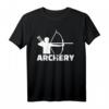 Bogenschießen T-Shirt mit Bogenschütze Motiv & Archery Spruch – Klassisch geschnitten, doppelt genähter Saum, Perfekt für Bogenschützen & Fans