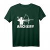 Bogenschießen T-Shirt mit Bogenschütze Motiv & Archery Spruch – Klassisch geschnitten, doppelt genähter Saum, Perfekt für Bogenschützen & Fans