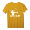 Bogenschießen T-Shirt mit Bogenschütze Motiv & Archery Spruch – Klassisch geschnitten, doppelt genähter Saum, Perfekt für Bogenschützen & Fans