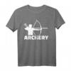 Bogenschießen T-Shirt mit Bogenschütze Motiv & Archery Spruch – Klassisch geschnitten, doppelt genähter Saum, Perfekt für Bogenschützen & Fans