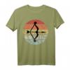 Pfeil und Bogen Bogenschießen Grunge-Stil T-Shirt - Stylisches Retro-Design für Passionierte Bogenschützen, Männer, Frauen & Kinder