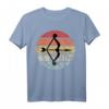 Pfeil und Bogen Bogenschießen Grunge-Stil T-Shirt - Stylisches Retro-Design für Passionierte Bogenschützen, Männer, Frauen & Kinder