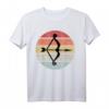 Pfeil und Bogen Bogenschießen Grunge-Stil T-Shirt - Stylisches Retro-Design für Passionierte Bogenschützen, Männer, Frauen & Kinder