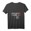 Damen Bogenschützin: Archery Girl - Bogenschießen T-Shirt mit V-Ausschnitt, Perfektes Geschenk für Bogenschützen und Bogensport Liebhaber