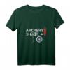 Damen Bogenschützin: Archery Girl - Bogenschießen T-Shirt mit V-Ausschnitt, Perfektes Geschenk für Bogenschützen und Bogensport Liebhaber