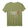 Damen Bogenschützin: Archery Girl - Bogenschießen T-Shirt mit V-Ausschnitt, Perfektes Geschenk für Bogenschützen und Bogensport Liebhaber