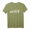 Evolution Bogenschießen T-Shirt mit Archer Silhouette, Pfeilen und Bogen – Klassisch geschnitten, perfekt für Bogenschützen und Bogensportfans