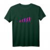 Damen Bogenschützin Evolution zum Bogenschießen Pfeil und Bogen T-Shirt – Geschenkidee für Schützen, Jäger & Bogensportliebhaber zu Weihnachten & Geburtstag