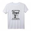 Damen Bogenschützin Engel mit Pfeilköcher T-Shirt - Perfektes Geschenk zum HapMonkey für Bogenschützinnen