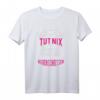 Damen Bogenschießen T-Shirt mit lustigem Spruch 'Die tut nix, die will nur Bogenschießen' – Perfektes Geschenk für Bogenschützinnen