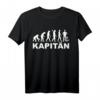 Kapitän Evolution T-Shirt mit Anker – Für Bootsfahrer, Seemänner und Wasserliebhaber, maritimes Design für den Ozean