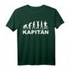 Kapitän Evolution T-Shirt mit Anker – Für Bootsfahrer, Seemänner und Wasserliebhaber, maritimes Design für den Ozean