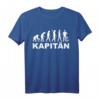 Kapitän Evolution T-Shirt mit Anker – Für Bootsfahrer, Seemänner und Wasserliebhaber, maritimes Design für den Ozean