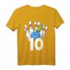 Kinder Bowling Geburtstag Outfit für 10. Geburtstag – Lustiges Bowling Party T-Shirt & Dekorationen für Jungen & Mädchen